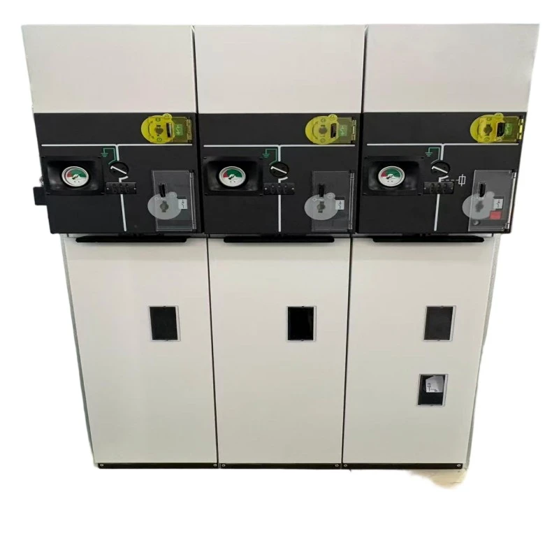 Low Gas Interlock System သတ္တုဖြင့် RMU ကို ဖုံးအုပ်ထားသည်။
